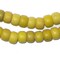The Bead Chest Yellow Padre Beads, Full Strand of Vintage Glass Trade Beads